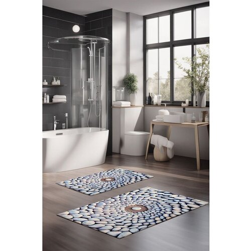 CT-5288 multicolor bathmat set (2 pieces) Cene