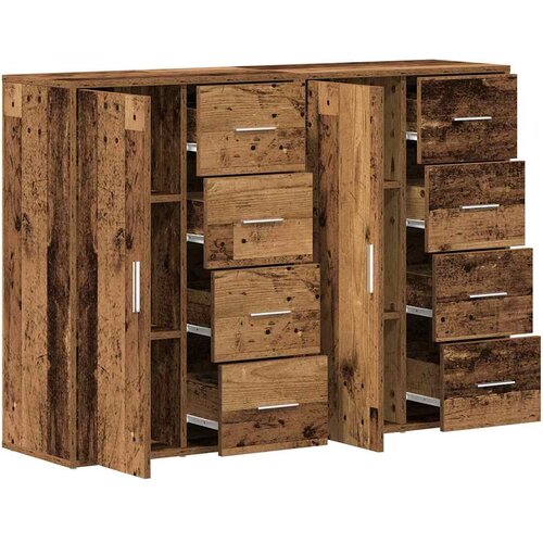  Kreveta 2 pcs Staro drvo 60 x 31 x 84 cm Konstruirano drvo Slike