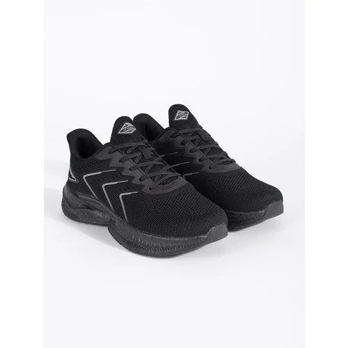 VICO Black lightweight lace-up sneakers