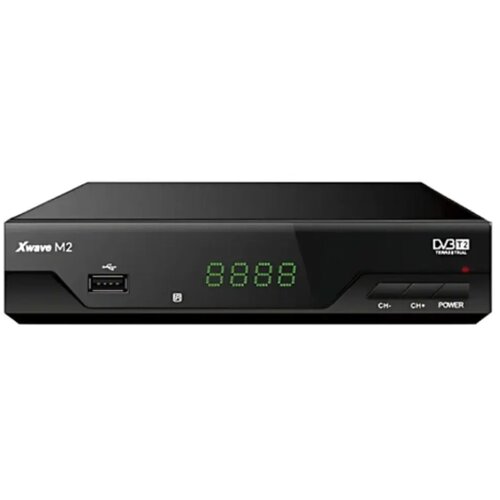  Xwave M2 DVB-T2 Set Top Box,LED,scart,HDMI,RF in-out,USB,media player,metalno kući&scaron;te Cene