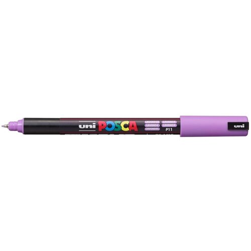 POSCA Uni flomaster; konica 0,7 mm kovina; sivka, (21290506) Slike