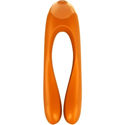 Satisfyer finger vibrator candy cane, narančaste boje