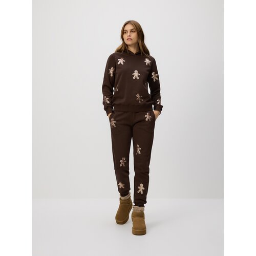 Reserved LADIES` TROUSERS - tamnosmeđe Cijene