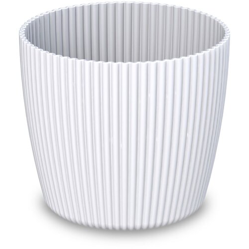 Gardino Saksija 18cm Wave/ bela Slike