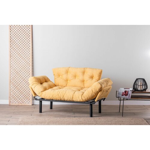 nitta - mustard mustard 2-Seat sofa-bed Slike