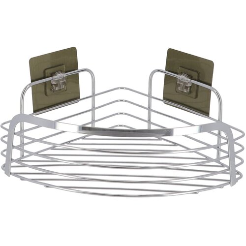 Tendance žičana ugaona polica 225X225X14CM na lepljenje inox Slike