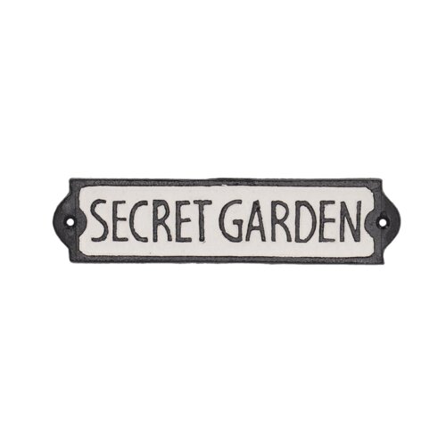  Napis za vrata "secret garden" Cene