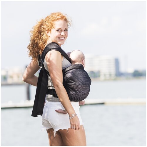 MINIMONKEY sling - nosiljka, traka Twin black - mesh Cijene