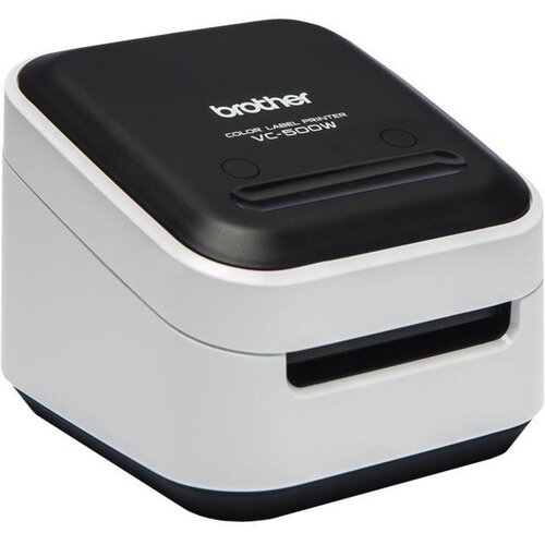 Brother Barvni etiketni tiskalnik VC-500W, neposredno termično tiskanje, rolna &scaron;irine 5 cm, 313 dpi, hitrost 8 mm/s (mono/barvno), USB 2.0, Wi-Fi, rezalnik Cene