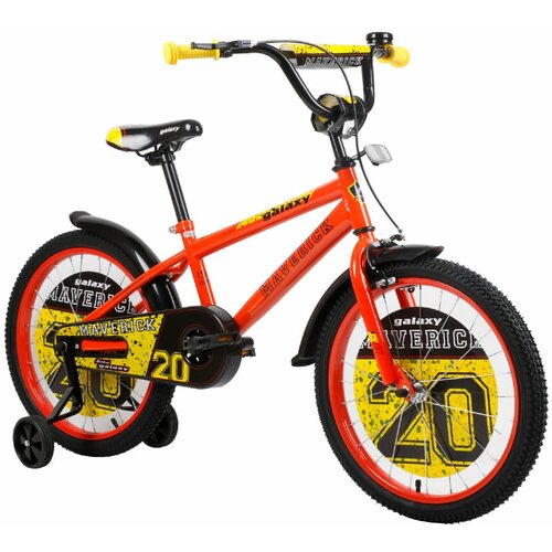 Galaxy bicikl dečiji maverick 20" narandžasta Cene