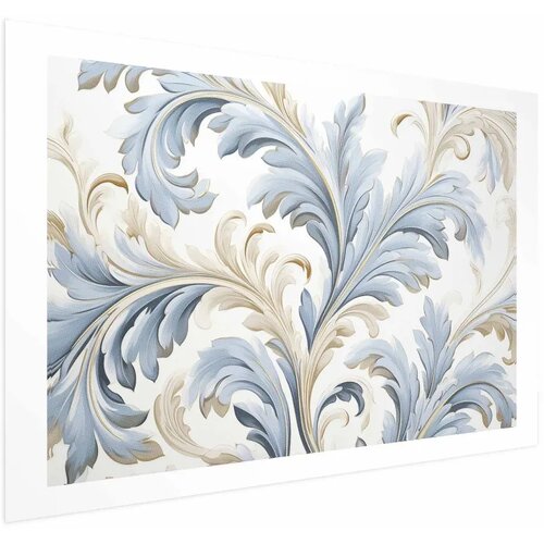  Plakat - Baroque Vines in Light Colors 60x40 Bez okvira s margom Cene