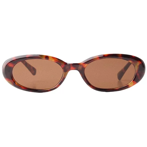 Bershka Sunčane naočale smeđa / tamno smeđa / narančasta