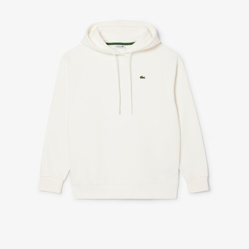 Lacoste OVERSIZED FLEECE HOODIE Bijela Cijene