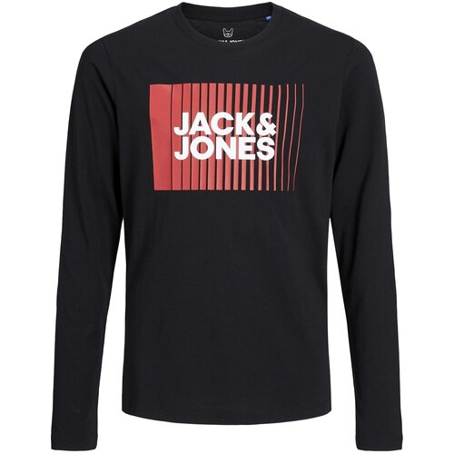 Jack & Jones Majica za dečake 12257361, Crna Cene