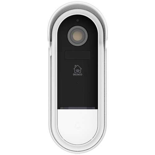 Deltaco SMART HOME WiFi Zvon za vrata s kamero, 2MP, PIR, IP65 certifikat, IR 5m, microSD BELO Slike