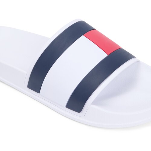 Tommy Hilfiger Nizki natikači mornarska / rdeča / bela Slike