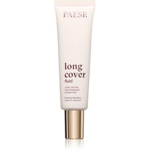 Paese Long Cover Fluid Tube Foundation visoko prekrivni tekoči puder odtenek 00 nude 30 ml Slike