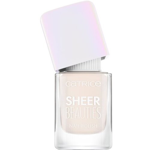 Catrice Sheer Beauties Nail Polish lak za nohte s prosojnim učinkom 10.5 ml Odtenek 010 milky not guilty Slike