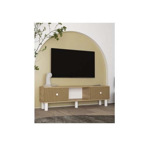 Hanah home tv polica mono Sapphıre oak hazeran Slike