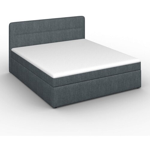 Bessagi Home Postelja Z Vzmetnico Marco, Sivomodra, 180x200 Slike