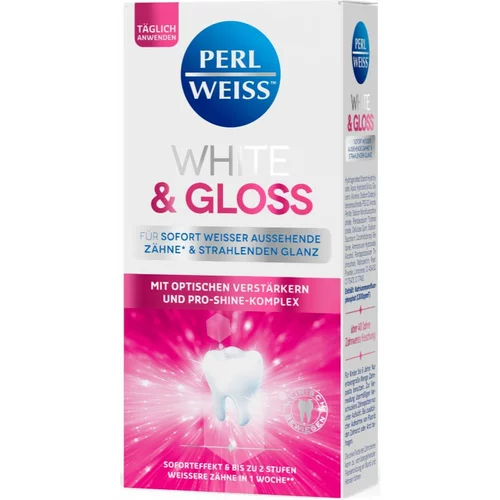 Perl Weiss White & Gloss zobna pasta za beljenje zob 50 ml