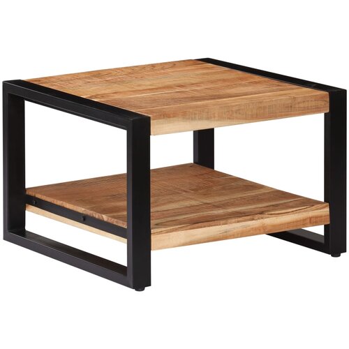  Stolić za kavu od masivnog bagremovog drva 60 x 60 x 40 cm Slike