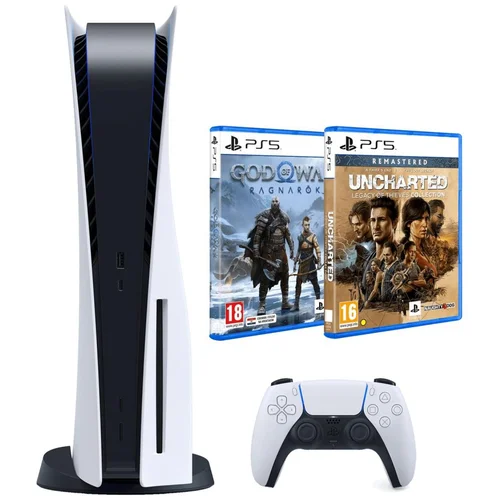 Sony Igraća konzola PlayStation 5 + GoW:Ragnarok+Uncharted Legacy – PS5BCHGoWRVCHULoTC