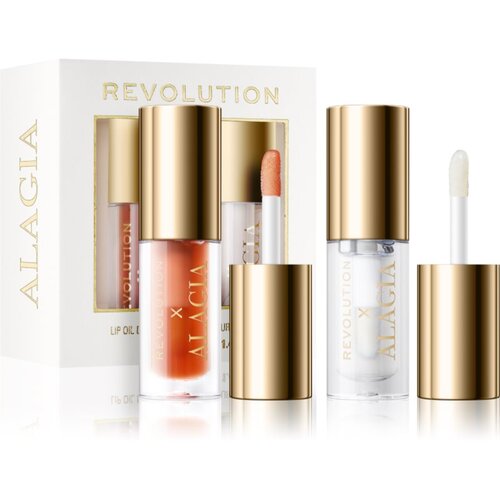 Makeup Revolution X Alagia Dominicana Glow & Sunburn darilni set za ustnice 1 kos Cene