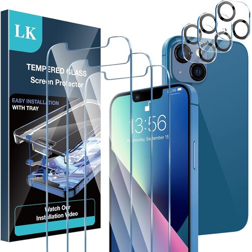 9H Komplet 3x za&scaron;čitno kaljeno steklo za zaslon in kamero, združljivo z Apple iPhone 13 Pro Max, visoka prosojnost, (5000249388) Cene