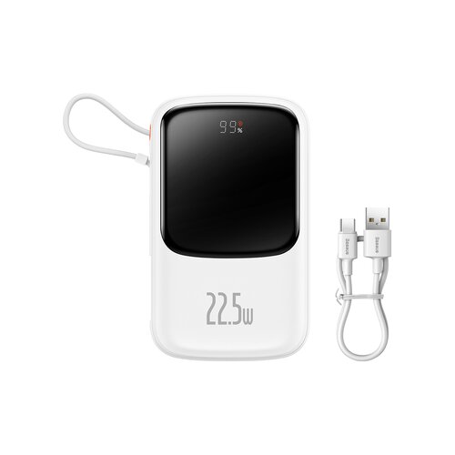 Baseus prenosna baterija 10.000mAh 22,5W powerbank bela PPQD060102 Cene