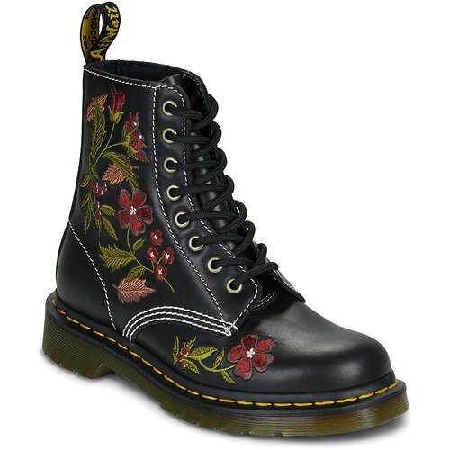 Dr. Martens Pol&scaron;kornji 1460 PASCAL FLORAL BLACK WANAMA Črna Cene