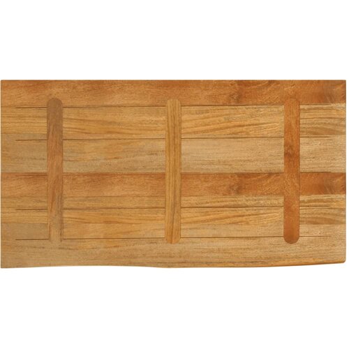 Stolna ploča sa živim rubom 100x60x2,5cm od masivnog drva manga Slike