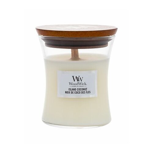 WoodWick island coconut dišeča svečka 85 g unisex Cene