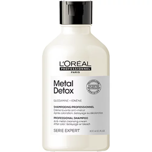 Loreal Serie Expert Metal Detox globinsko čistilni šampon za barvane in poškodovane lase 300 ml