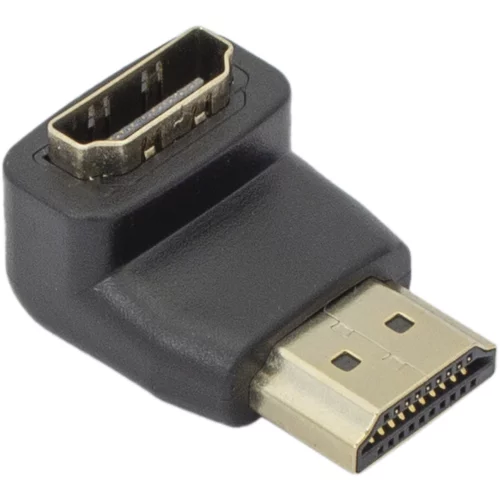 S Box ADAPTER HDMI Muški -> HDMI Muški 90° / RETAIL, (08-adhdmi-fm-90r)