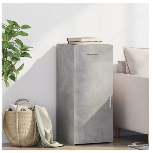 vidaXL Komoda siva boja betona 40 x 42 5 x 93 cm od konstruiranog drva Cene