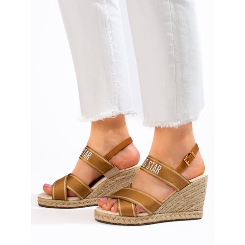 Big Star Beige women&amp;#039;s sandals LL274883 Slike