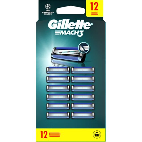 Gillette Mach3 zamjenske britvice, 12 kom XXL Slike