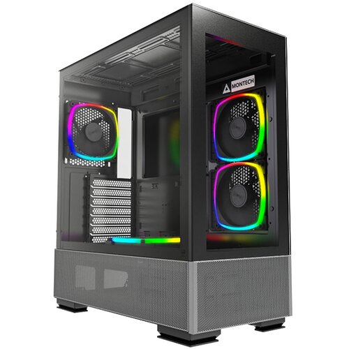  SKY TWO, Midi-Tower - black Cijene