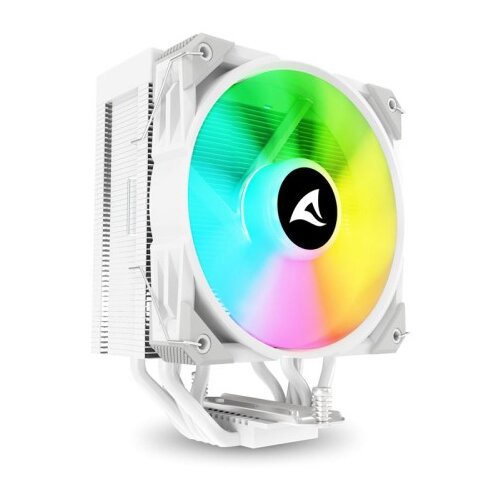 Sharkoon CPU A50 WHITE AIR COOLER 120mm PWM 230W procesorski hladilnik Cene