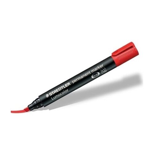 Marker STAEDTLER LUMOC.352-2,CRVENI,OKRUGLI VRH Slike