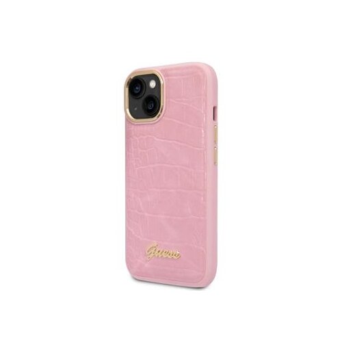 Guess CROCO IPHONE 14 PLUS ovitek roza, (20401238) Slike