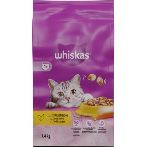 Whiskas 1+ s pi&scaron;čancem Cene