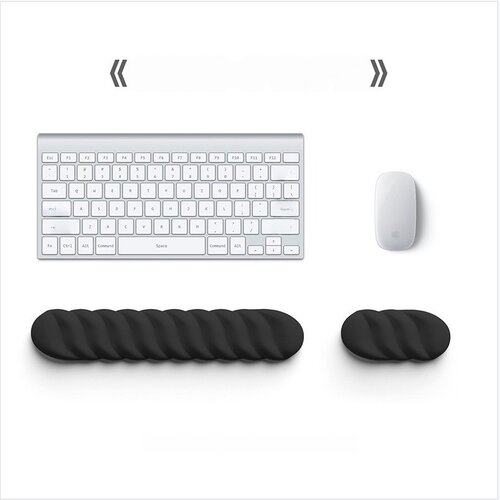 INF Ergonomski Komplet Podloge za Tipkovnico in Mi&scaron;ko za Pisarni&scaron;ko Udobje Black, (5000071767) Cene