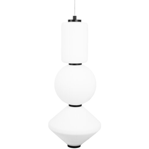  MAXLIGHT P0468 - LED luster na sajli AKIKO LED/23W/230V prečnik 20 cm bela Slike