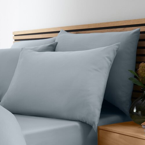 Catherine Lansfield Pra&amp;scaron;no modra podalj&amp;scaron;ana posteljnina za zakonsko posteljo 230x220 cm So Soft Non-Iron &amp;ndash; Slike