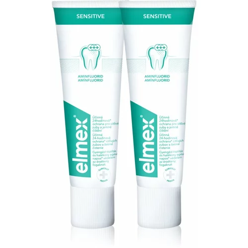 Elmex Sensitive pasta za občutljive zobe 2x75 ml
