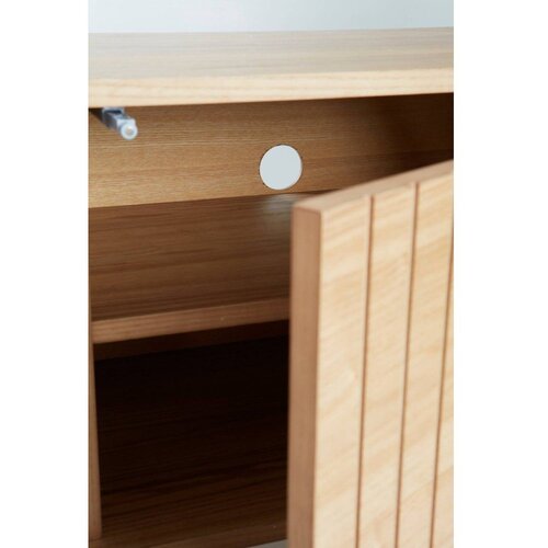 Jotex TV omarica v jesenovem dekorju v naravni barvi 120x38x40 cm Sandviken &amp;ndash; Slike