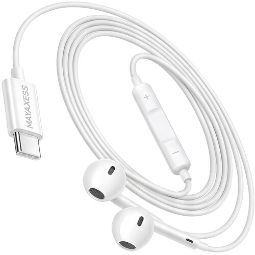 Oem Mayaxess, Žične USB-C slu&scaron;alke z vgrajenim mikrofonom za Xiaomi 15T Pro, Bela, (5000299387) Cene