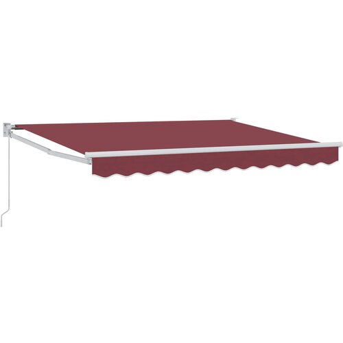  Povlačivi tende Tamno crvena 3 x 2 m 100% Poliester i Aluminij Slike